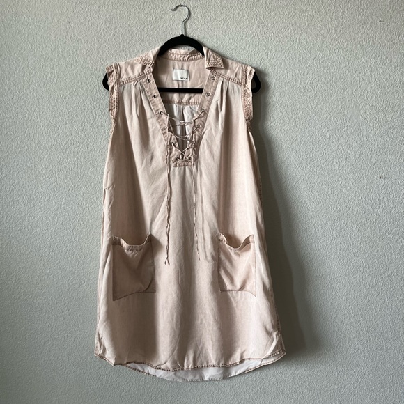 Greylin Tan Tank Dress - Picture 1 of 4